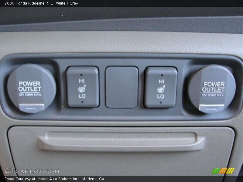 White / Gray 2006 Honda Ridgeline RTL