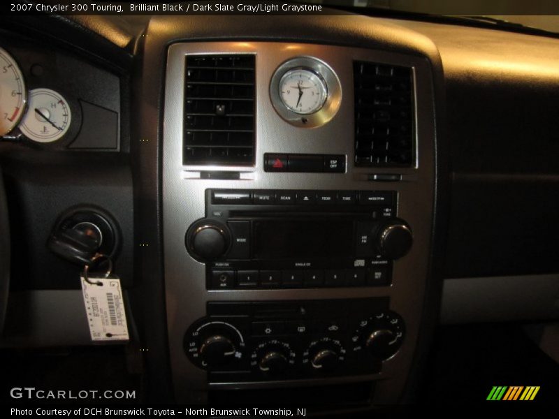 Brilliant Black / Dark Slate Gray/Light Graystone 2007 Chrysler 300 Touring