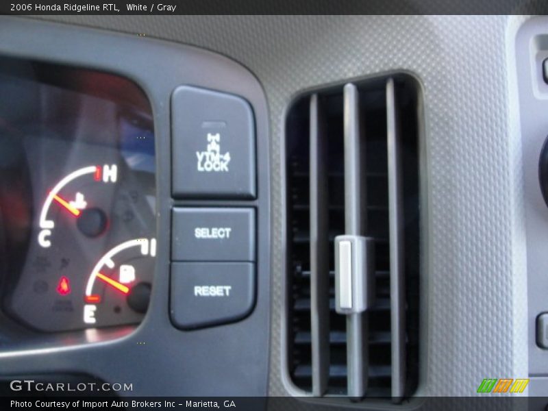 White / Gray 2006 Honda Ridgeline RTL
