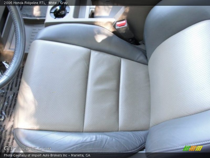 White / Gray 2006 Honda Ridgeline RTL