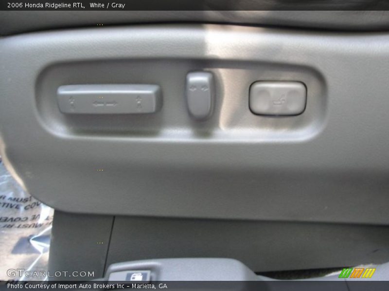 White / Gray 2006 Honda Ridgeline RTL