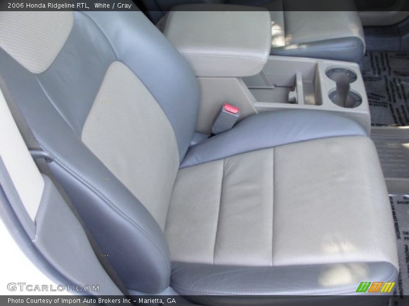 White / Gray 2006 Honda Ridgeline RTL