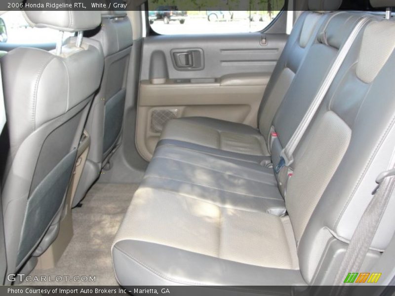 White / Gray 2006 Honda Ridgeline RTL