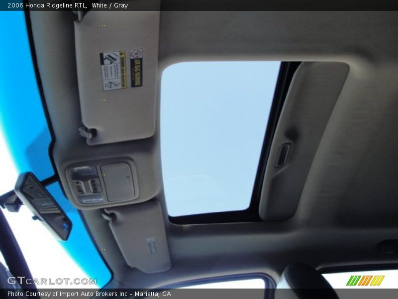 White / Gray 2006 Honda Ridgeline RTL