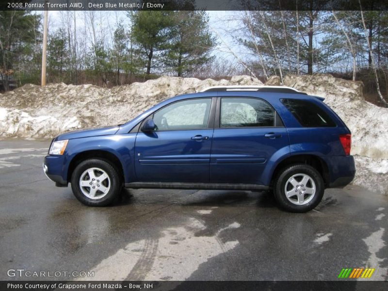 Deep Blue Metallic / Ebony 2008 Pontiac Torrent AWD