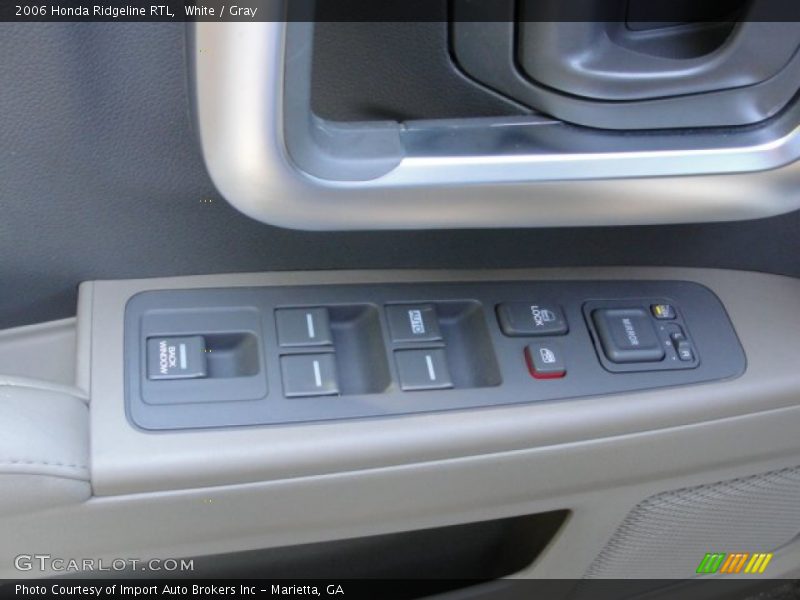 White / Gray 2006 Honda Ridgeline RTL