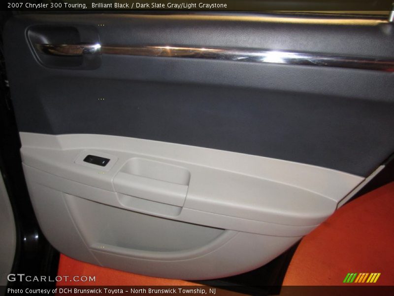 Brilliant Black / Dark Slate Gray/Light Graystone 2007 Chrysler 300 Touring