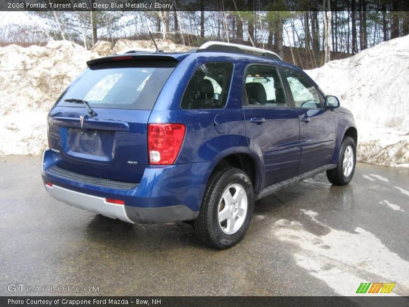 Deep Blue Metallic / Ebony 2008 Pontiac Torrent AWD