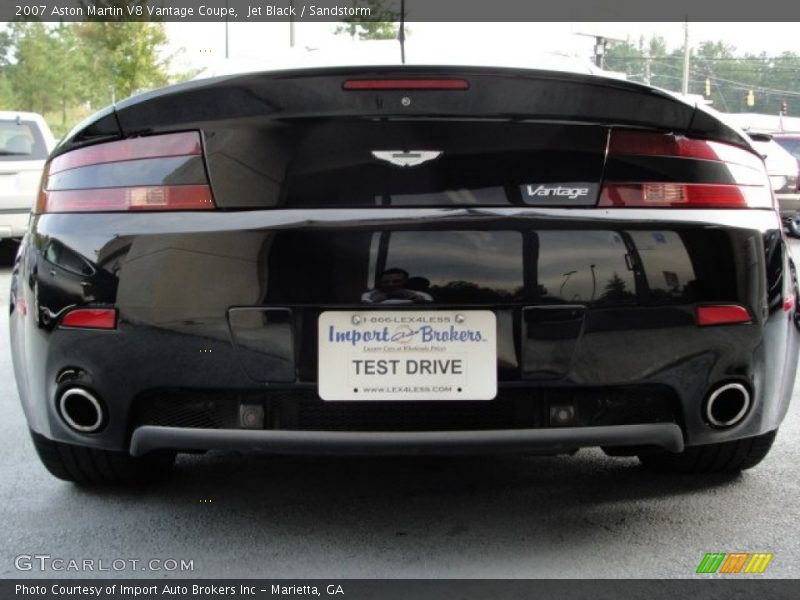Jet Black / Sandstorm 2007 Aston Martin V8 Vantage Coupe