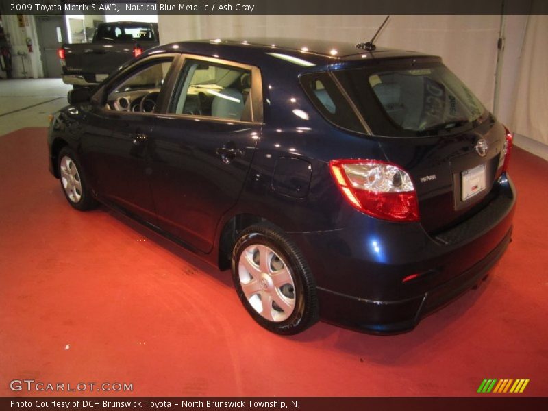 Nautical Blue Metallic / Ash Gray 2009 Toyota Matrix S AWD