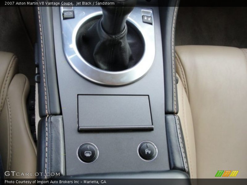 Jet Black / Sandstorm 2007 Aston Martin V8 Vantage Coupe