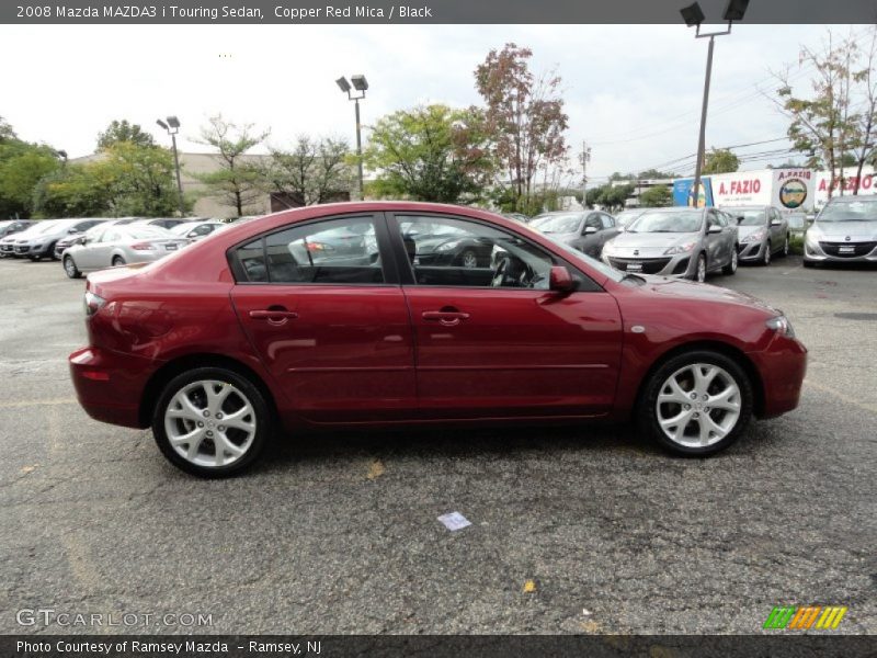 Copper Red Mica / Black 2008 Mazda MAZDA3 i Touring Sedan