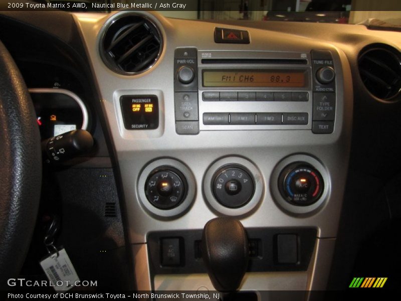 Nautical Blue Metallic / Ash Gray 2009 Toyota Matrix S AWD
