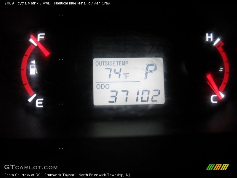 Nautical Blue Metallic / Ash Gray 2009 Toyota Matrix S AWD