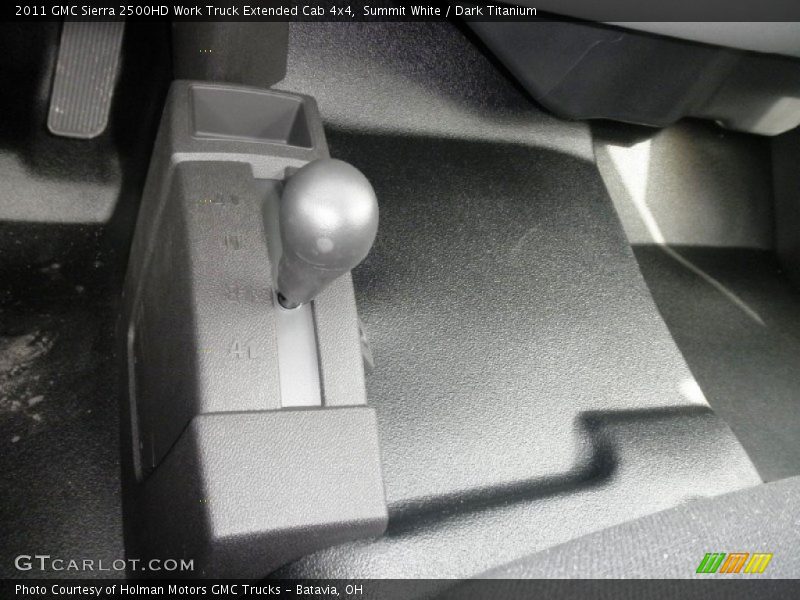 Summit White / Dark Titanium 2011 GMC Sierra 2500HD Work Truck Extended Cab 4x4