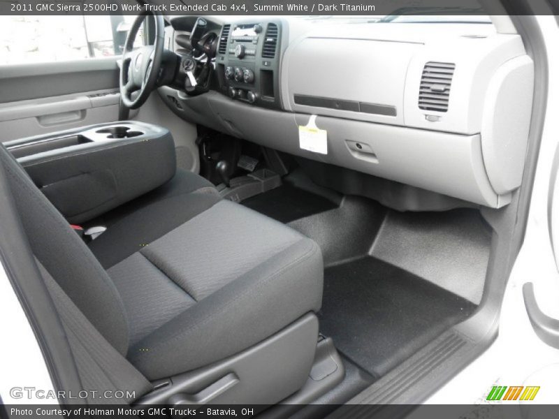 Summit White / Dark Titanium 2011 GMC Sierra 2500HD Work Truck Extended Cab 4x4