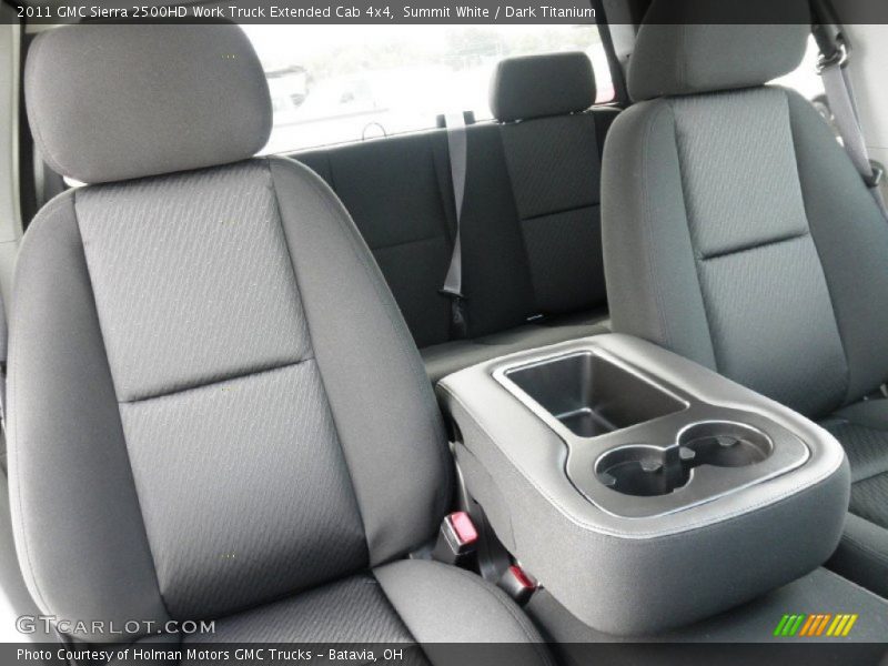 Summit White / Dark Titanium 2011 GMC Sierra 2500HD Work Truck Extended Cab 4x4
