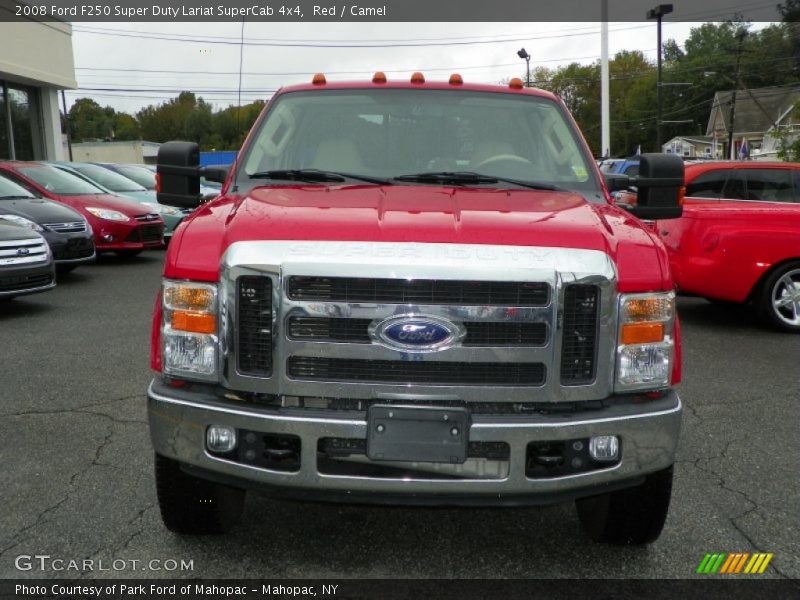 Red / Camel 2008 Ford F250 Super Duty Lariat SuperCab 4x4