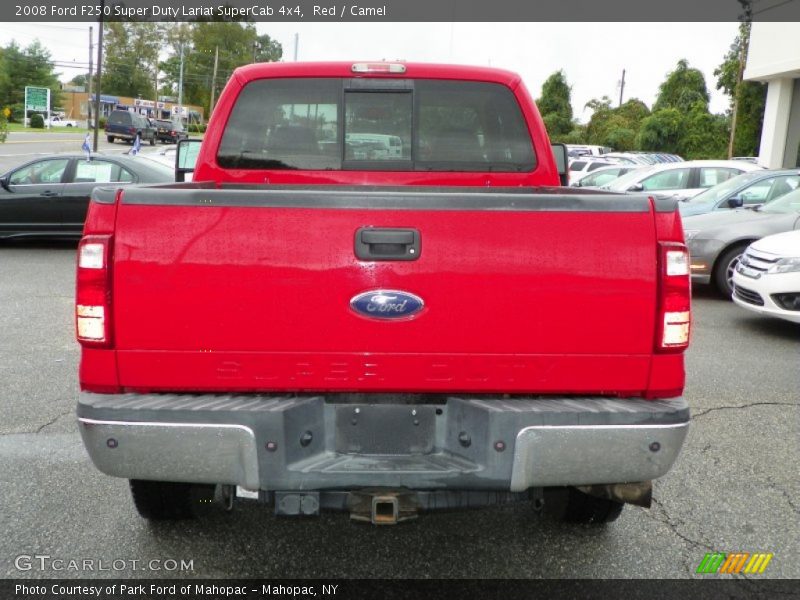 Red / Camel 2008 Ford F250 Super Duty Lariat SuperCab 4x4