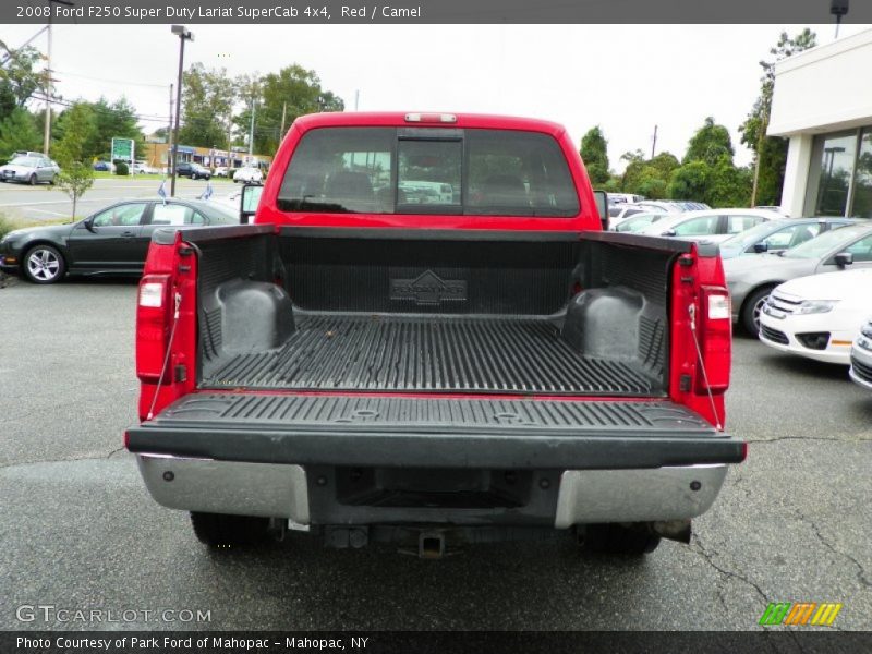 Red / Camel 2008 Ford F250 Super Duty Lariat SuperCab 4x4