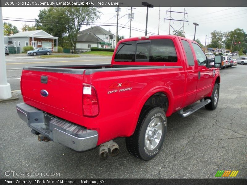 Red / Camel 2008 Ford F250 Super Duty Lariat SuperCab 4x4