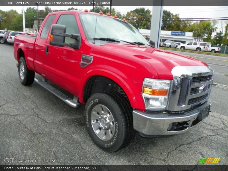 Red / Camel 2008 Ford F250 Super Duty Lariat SuperCab 4x4