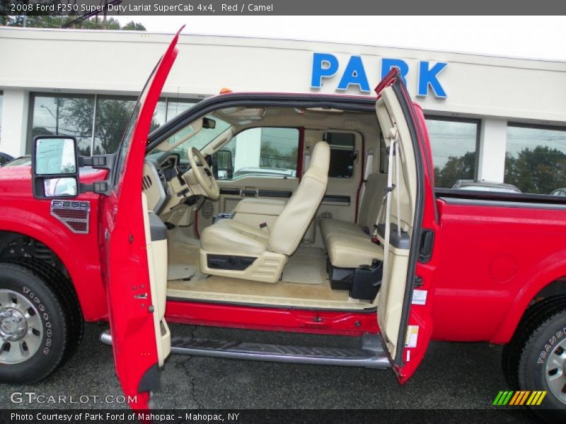Red / Camel 2008 Ford F250 Super Duty Lariat SuperCab 4x4