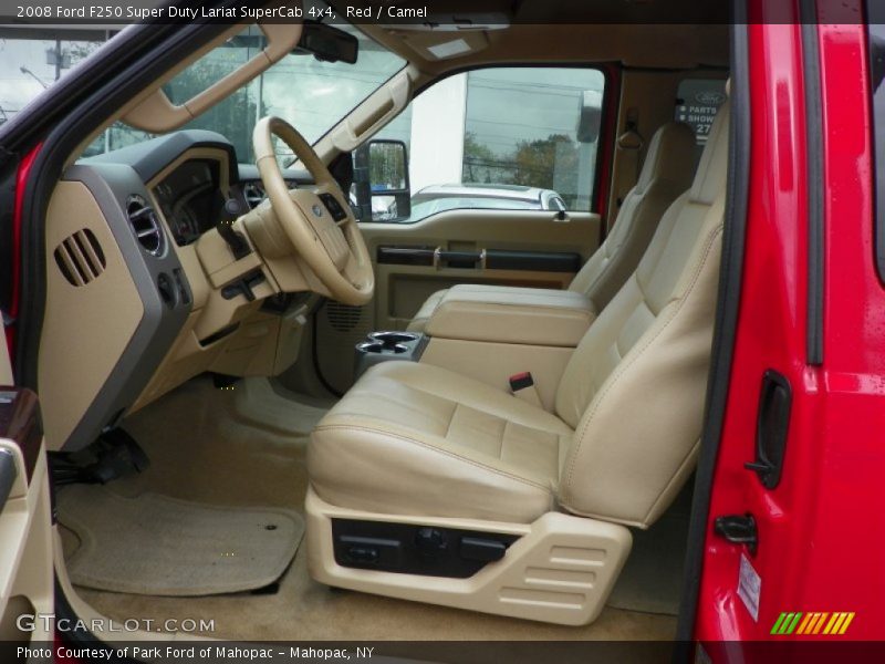 Red / Camel 2008 Ford F250 Super Duty Lariat SuperCab 4x4