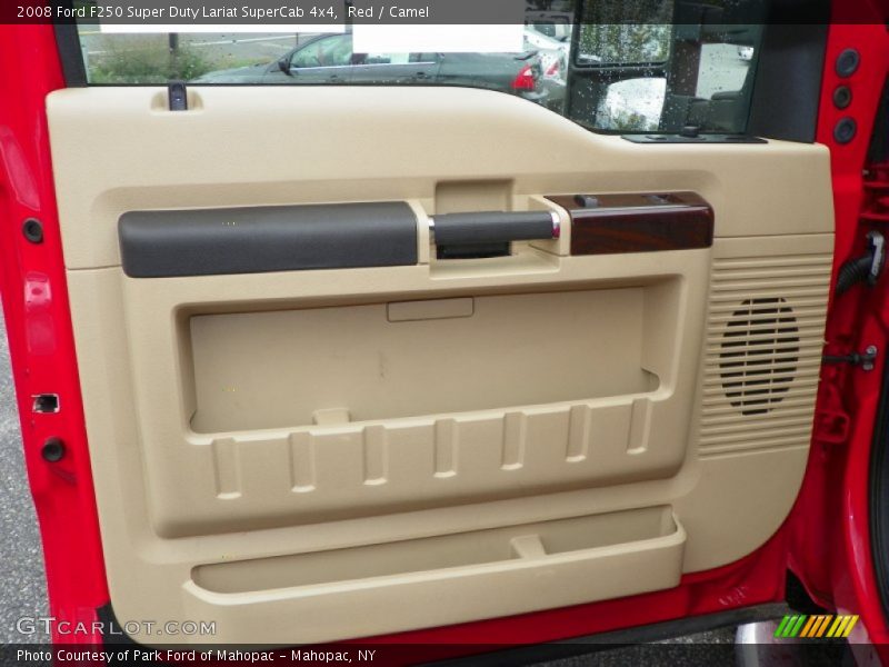 Red / Camel 2008 Ford F250 Super Duty Lariat SuperCab 4x4