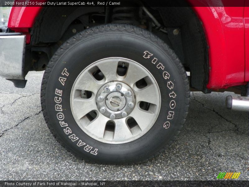 Red / Camel 2008 Ford F250 Super Duty Lariat SuperCab 4x4
