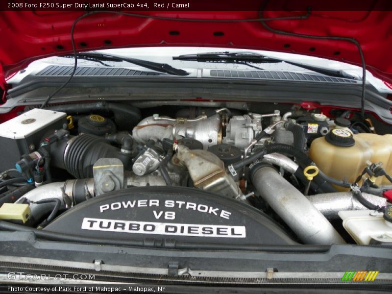 Red / Camel 2008 Ford F250 Super Duty Lariat SuperCab 4x4