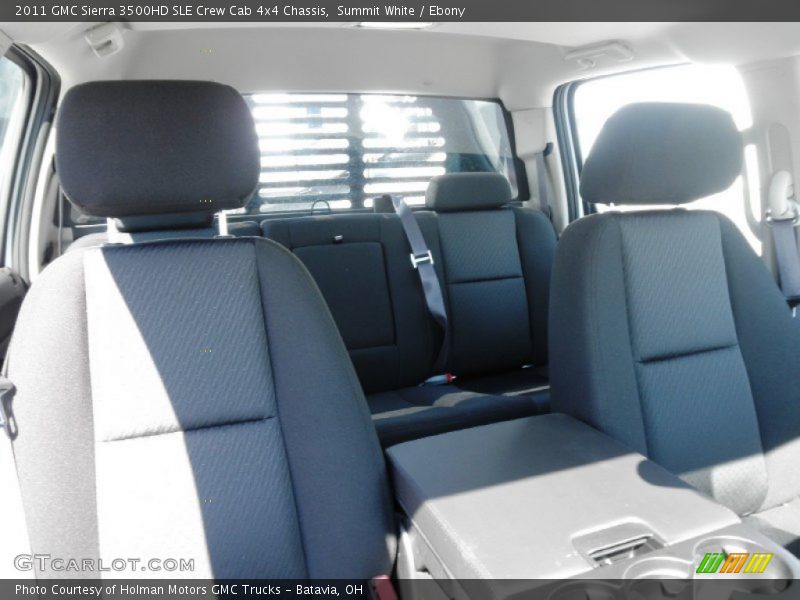 Summit White / Ebony 2011 GMC Sierra 3500HD SLE Crew Cab 4x4 Chassis