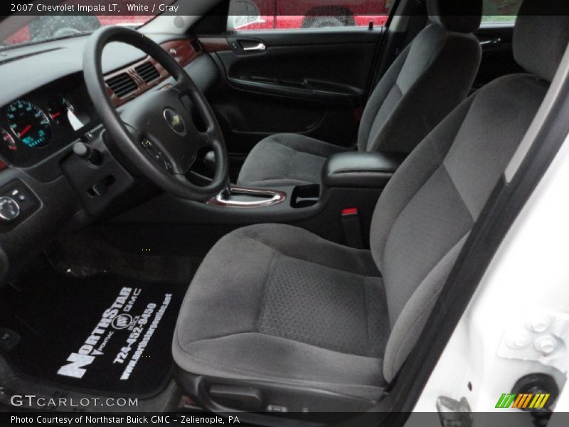 White / Gray 2007 Chevrolet Impala LT