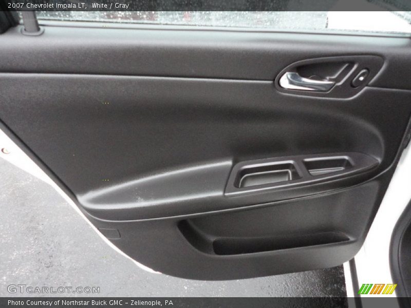 White / Gray 2007 Chevrolet Impala LT