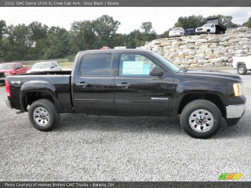 Onyx Black / Ebony 2012 GMC Sierra 1500 SL Crew Cab 4x4