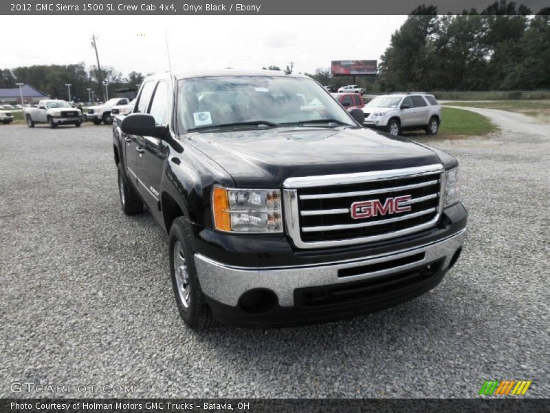 Onyx Black / Ebony 2012 GMC Sierra 1500 SL Crew Cab 4x4