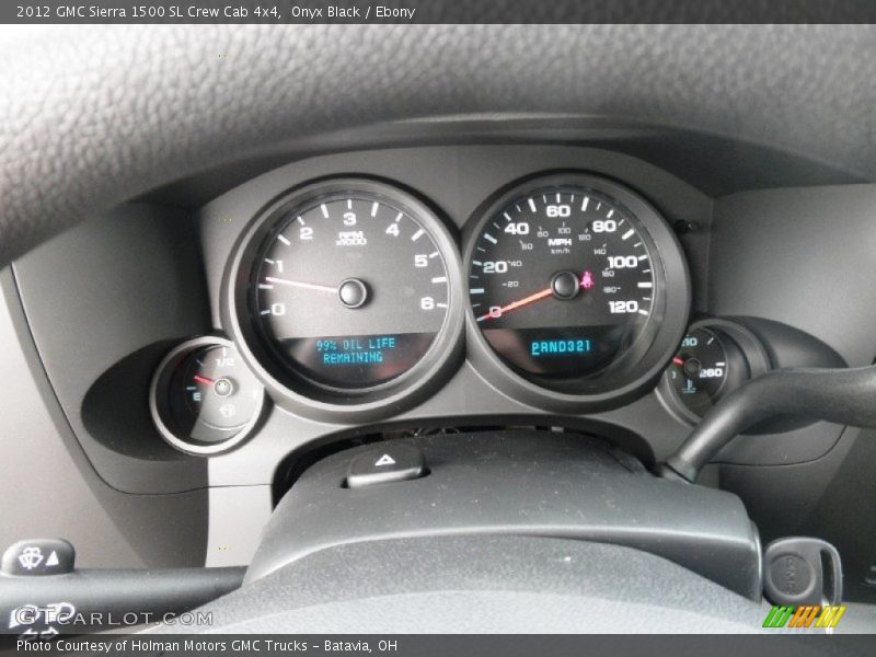 Onyx Black / Ebony 2012 GMC Sierra 1500 SL Crew Cab 4x4