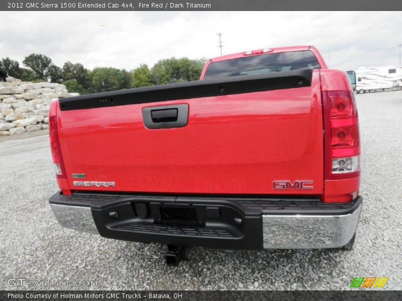 Fire Red / Dark Titanium 2012 GMC Sierra 1500 Extended Cab 4x4