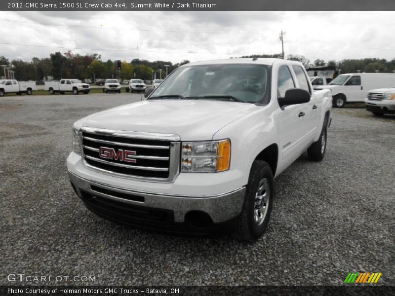 Summit White / Dark Titanium 2012 GMC Sierra 1500 SL Crew Cab 4x4