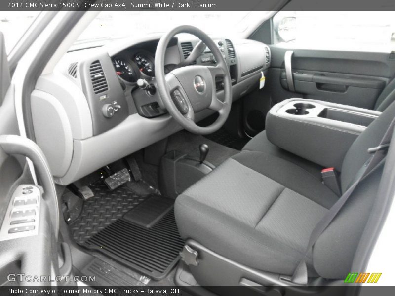 Summit White / Dark Titanium 2012 GMC Sierra 1500 SL Crew Cab 4x4