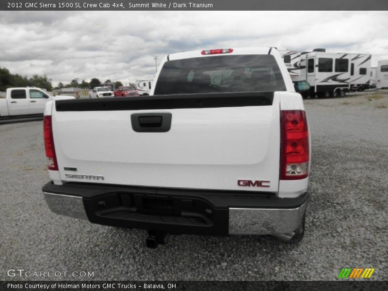 Summit White / Dark Titanium 2012 GMC Sierra 1500 SL Crew Cab 4x4