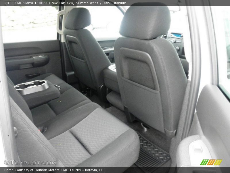 Summit White / Dark Titanium 2012 GMC Sierra 1500 SL Crew Cab 4x4
