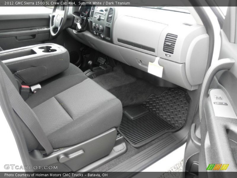 Summit White / Dark Titanium 2012 GMC Sierra 1500 SL Crew Cab 4x4