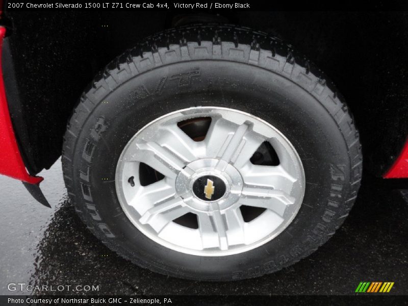 Victory Red / Ebony Black 2007 Chevrolet Silverado 1500 LT Z71 Crew Cab 4x4