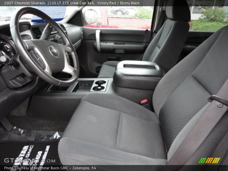 Victory Red / Ebony Black 2007 Chevrolet Silverado 1500 LT Z71 Crew Cab 4x4