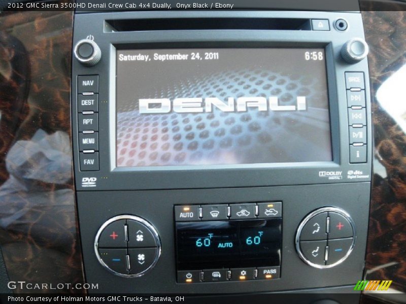 Controls of 2012 Sierra 3500HD Denali Crew Cab 4x4 Dually