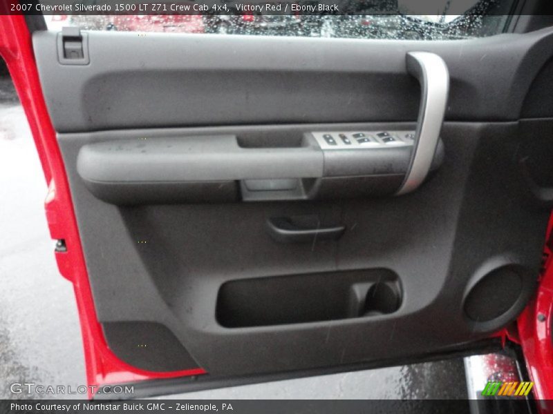 Victory Red / Ebony Black 2007 Chevrolet Silverado 1500 LT Z71 Crew Cab 4x4