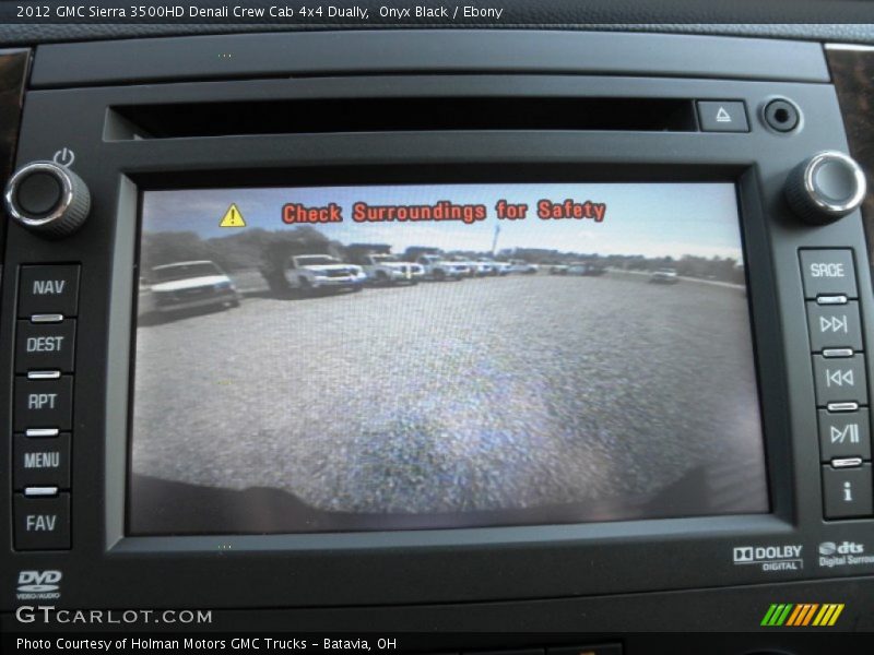 Onyx Black / Ebony 2012 GMC Sierra 3500HD Denali Crew Cab 4x4 Dually