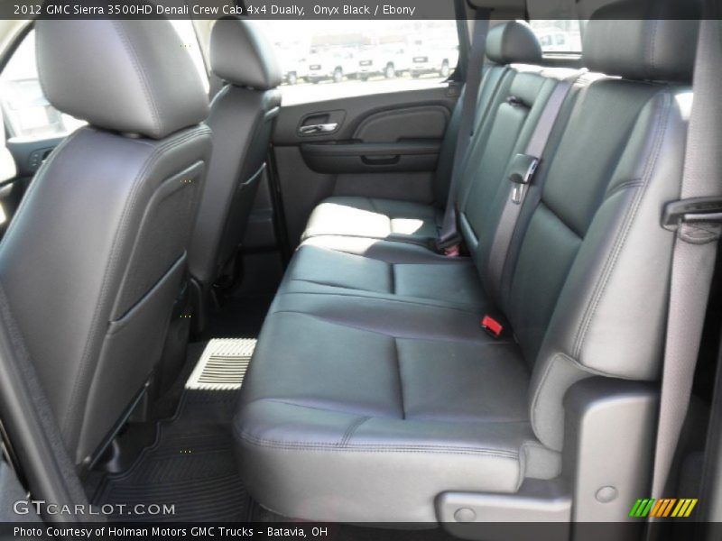  2012 Sierra 3500HD Denali Crew Cab 4x4 Dually Ebony Interior