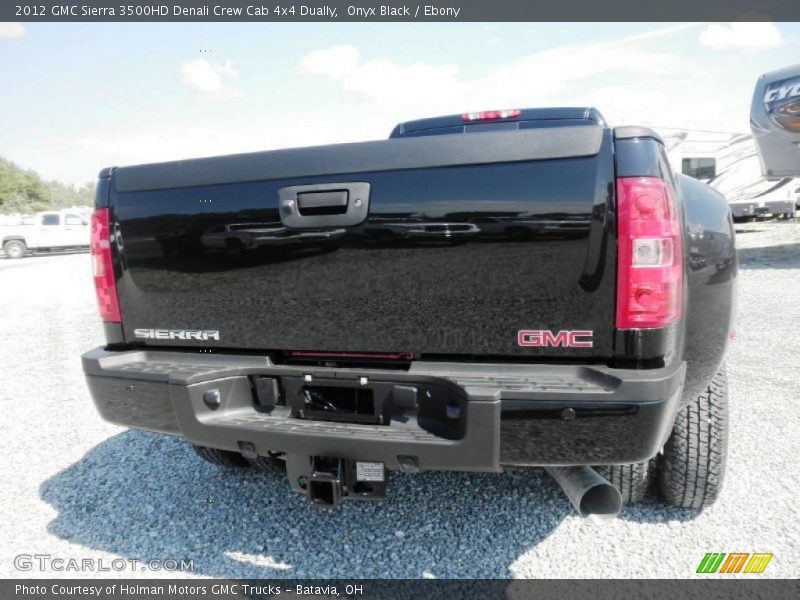 Onyx Black / Ebony 2012 GMC Sierra 3500HD Denali Crew Cab 4x4 Dually